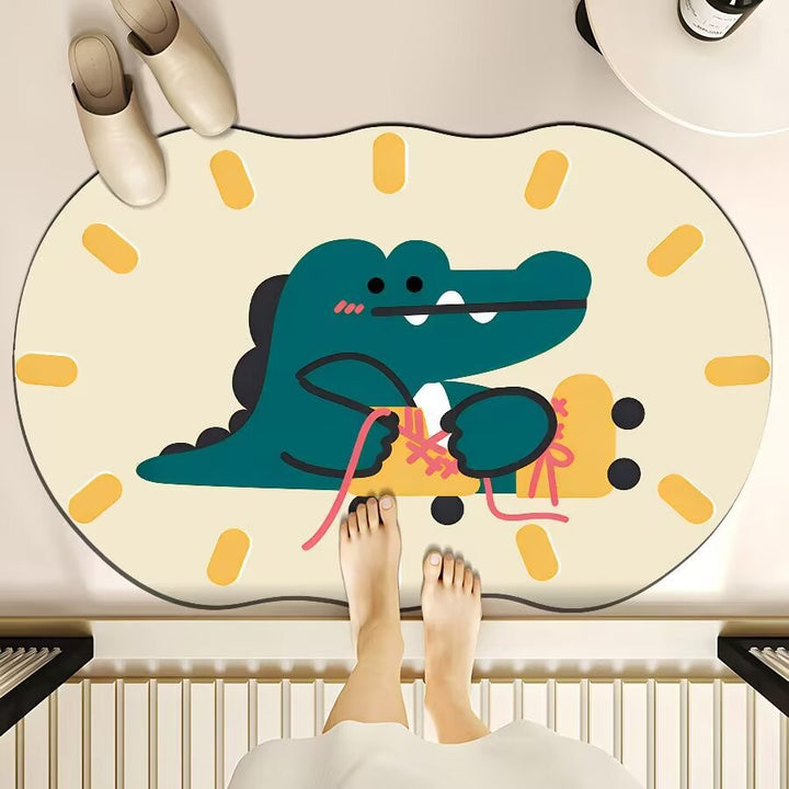 Cute Cartoon Bear Bath Mat Kalsten