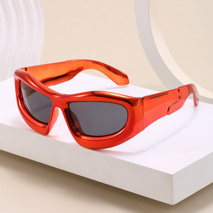 Women's Sporty Sunglasses with Robust, Geometric Frame Design Kalsten