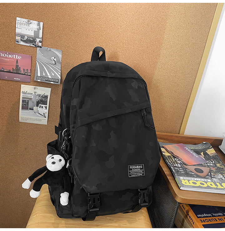 Functional Camouflage Urban School Backpack