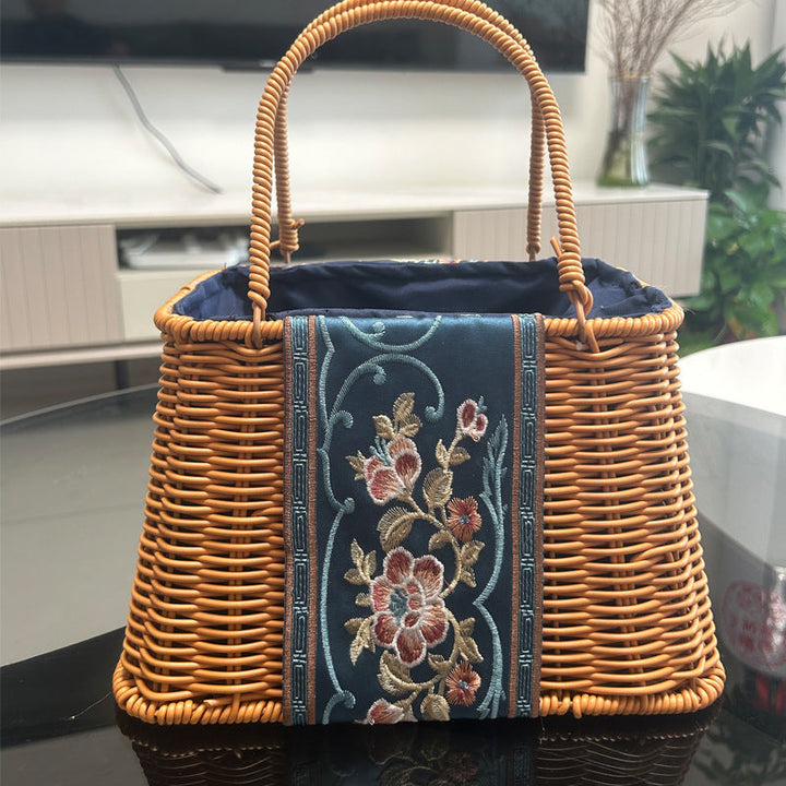 Women Handcrafted Basket Bag Kalsten