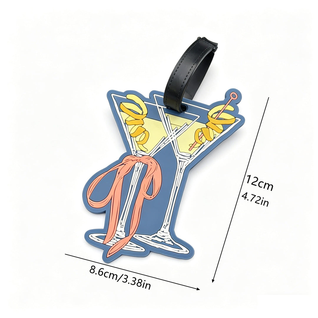 Martini-Themed Luggage Tag Kalsten