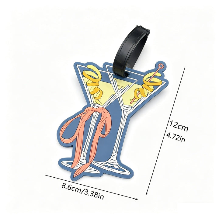 Martini-Themed Luggage Tag Kalsten