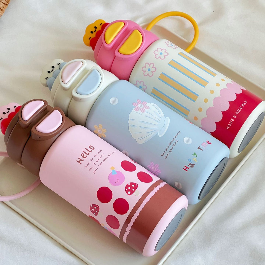 Women's water bottle with innovative lid Kalsten