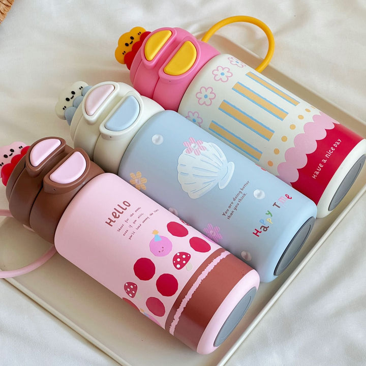 Women's water bottle with innovative lid Kalsten