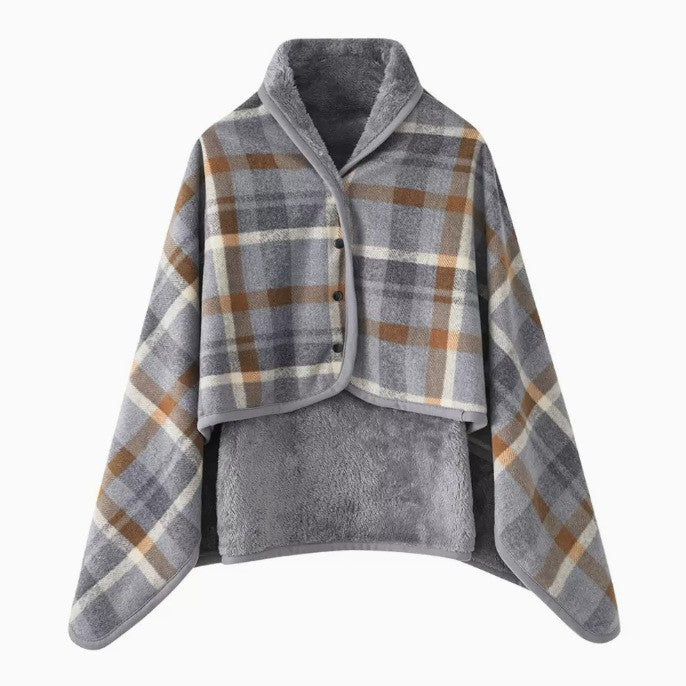 Women Cozy Warm Keeping Poncho Blanket Kalsten