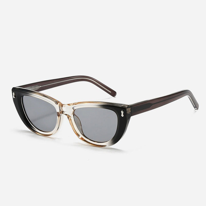 Women's Cat-Eye sunglasses with transparent frame and brown lenses Kalsten