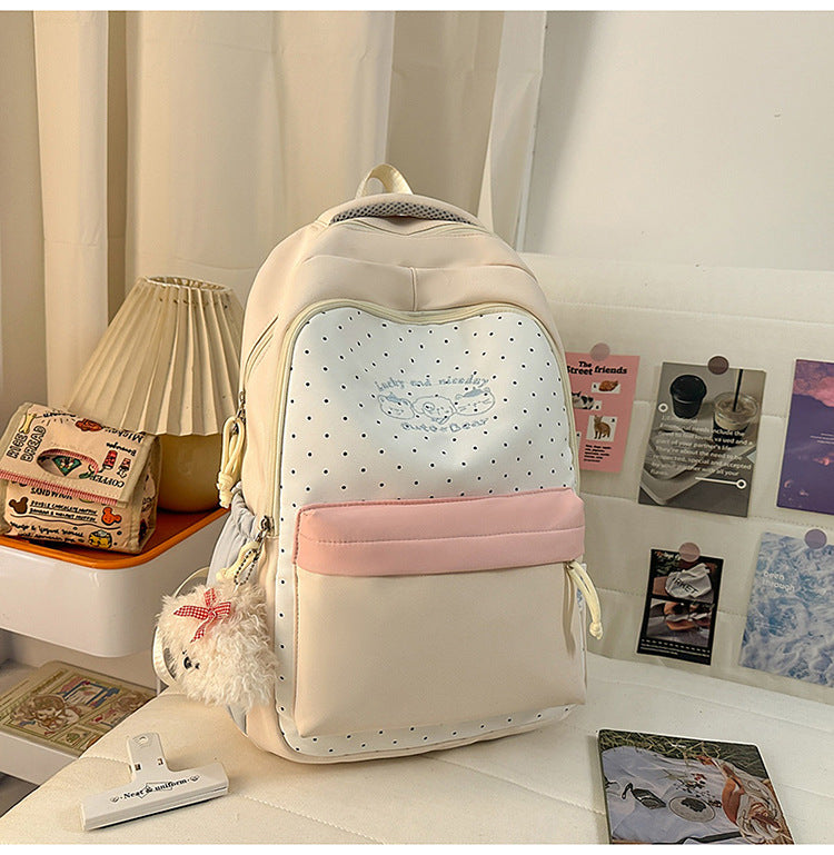 Cute Character Design School Backpack