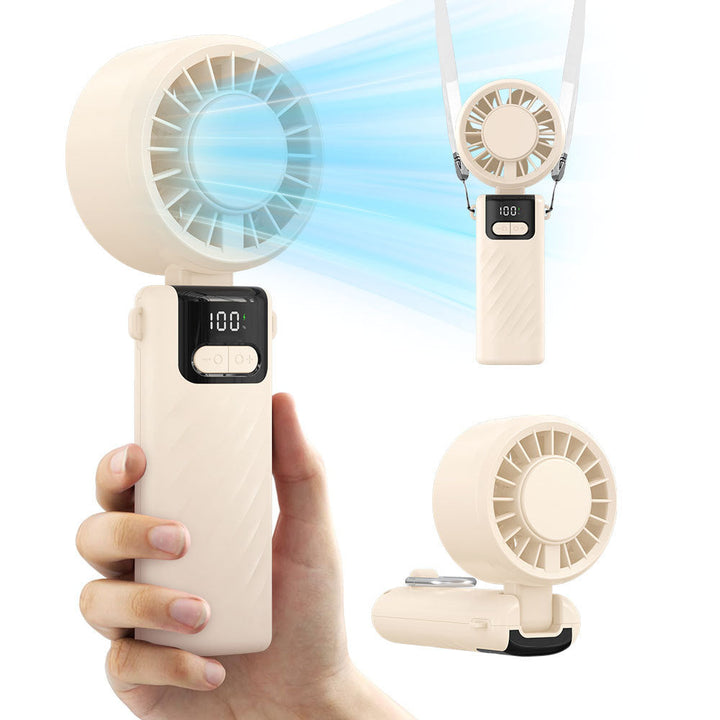 Unisex Compact Rechargeable Bladeless Handheld Fan Kalsten