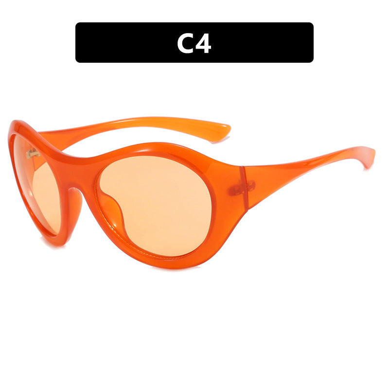 Ladies retro-inspired sunglasses with oversized frame and protective lenses Kalsten