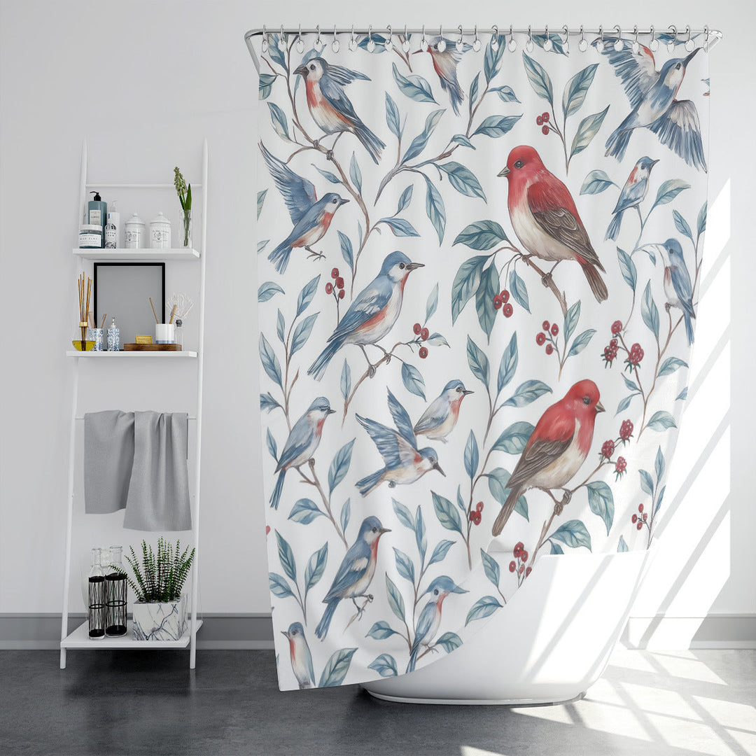 Coastal Marine-Inspired Shower Curtain Kalsten