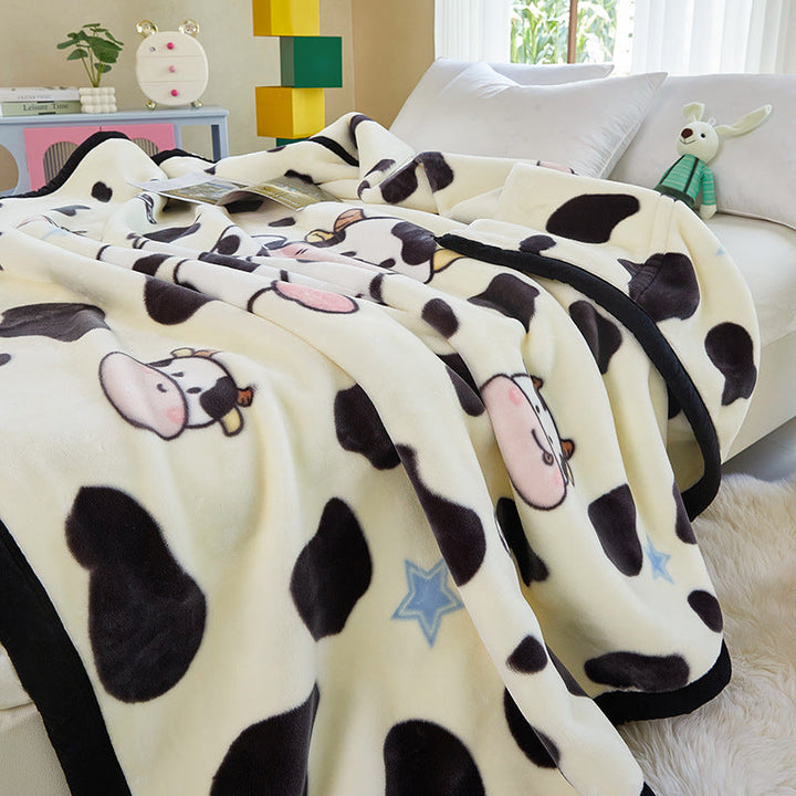 Decorative Fleece Throw Blanket Kalsten
