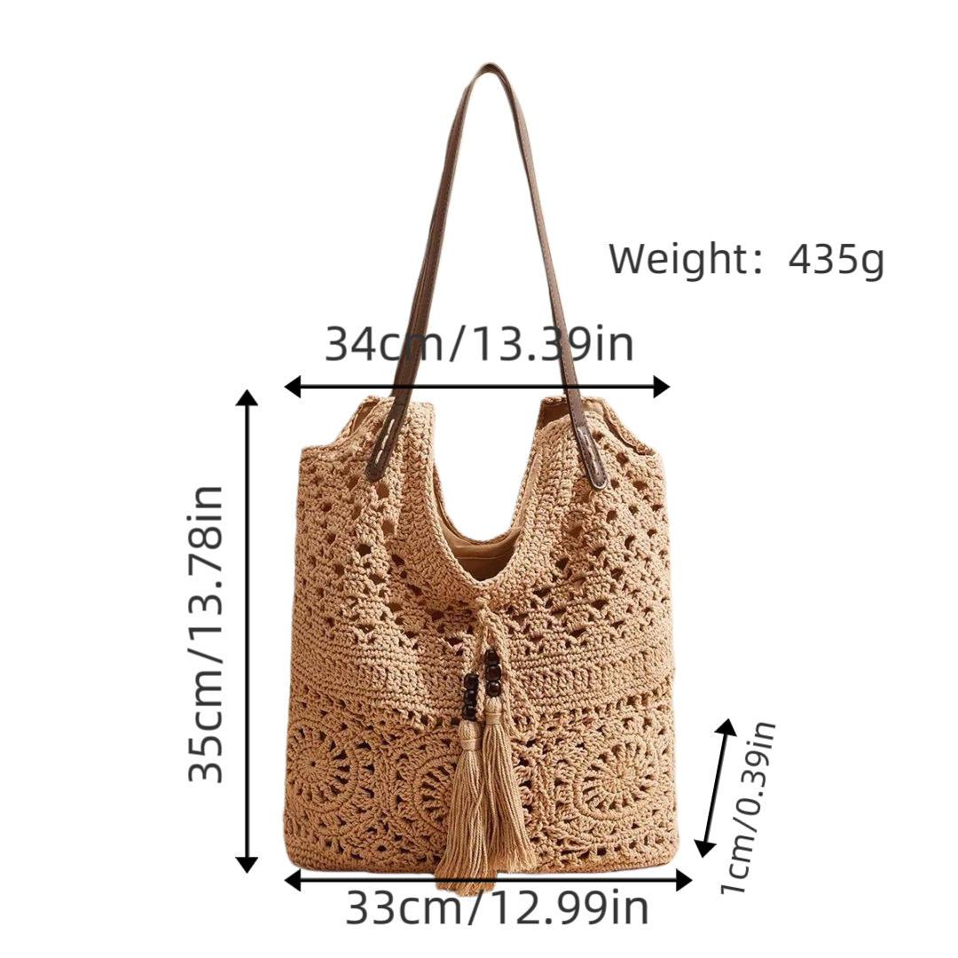 Handmade Macrame Beach Bag Kalsten