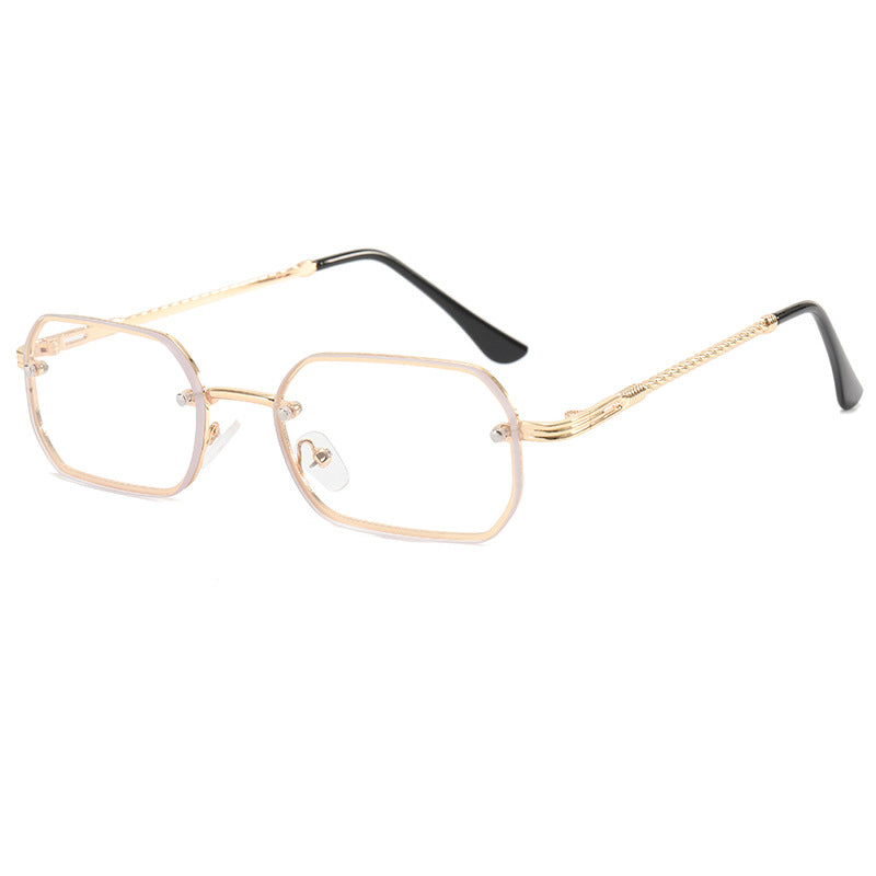 Women's stylish octagonal sunglasses with luxurious metal frame Kalsten