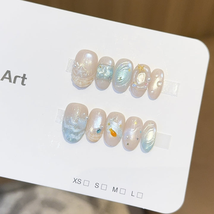 Art Nail Set with Maritime Design Kalsten