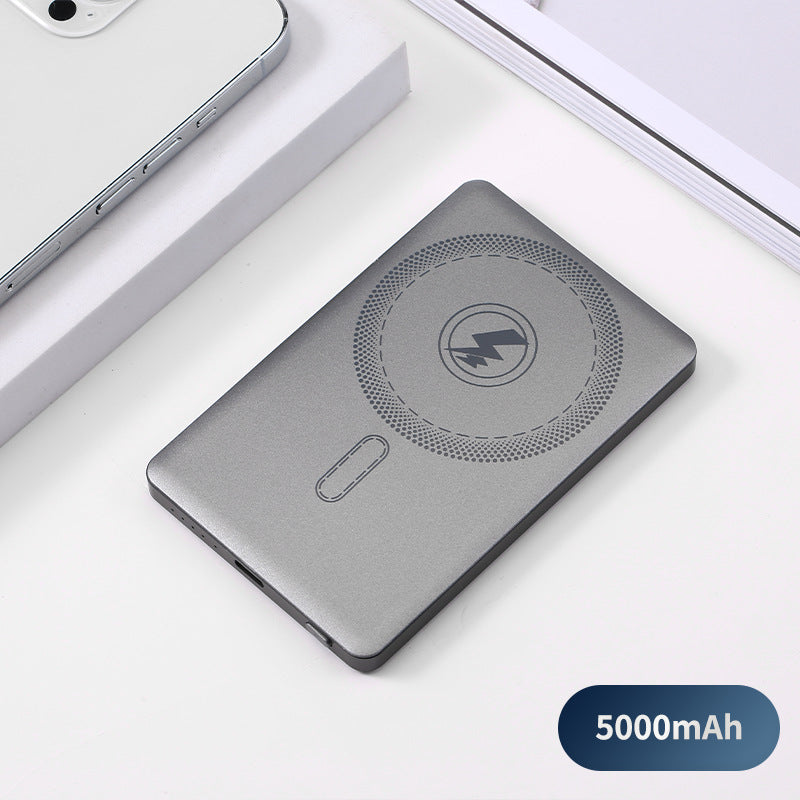Portable power bank with inductive fast charging technology and 5000 mAh capacity Kalsten