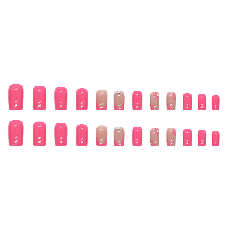 Artistic Floral Press-On Nail Designs Kalsten