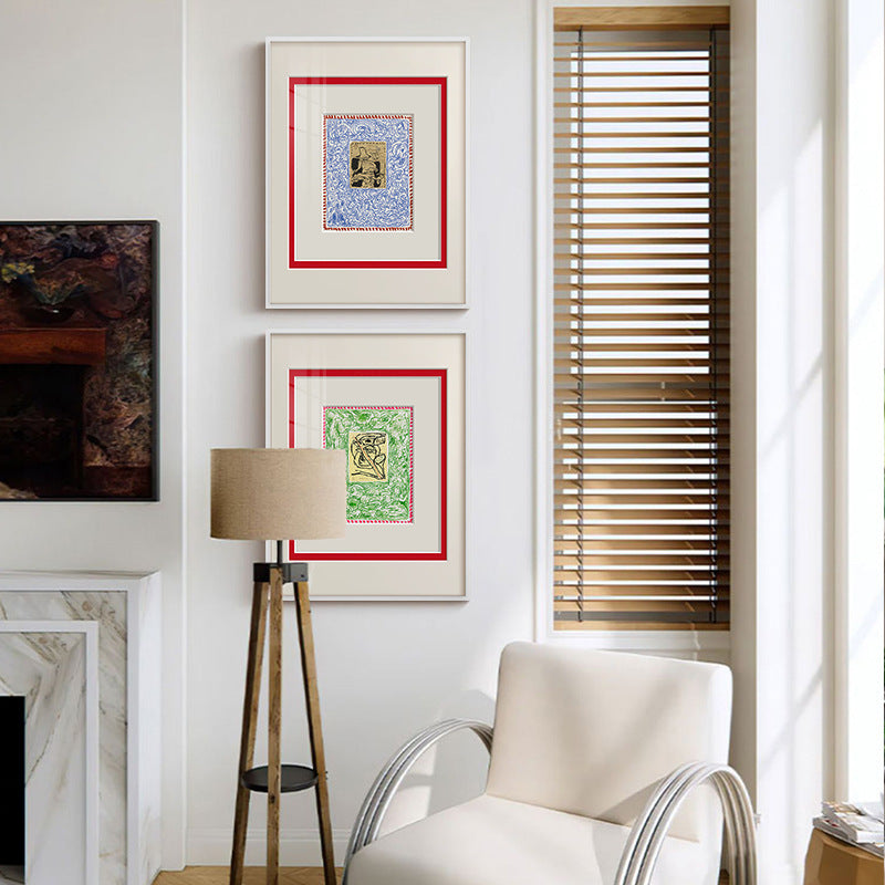 Framed Abstract Botanical Art Print