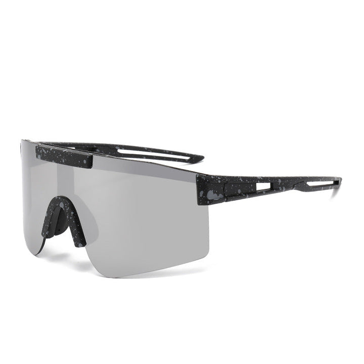 Unisex Sporty Oversized Shield Sunglasses Kalsten