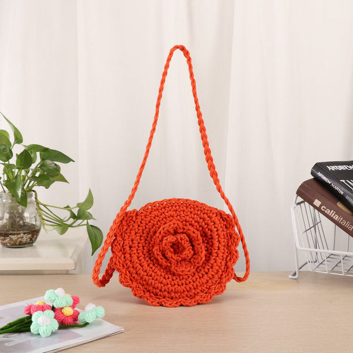 Handmade Crossbody Bag In Unique Floral Pattern Kalsten