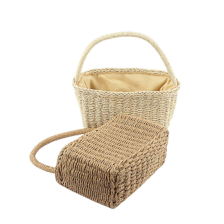 Handcrafted basket bag with sturdy carrying handle Kalsten