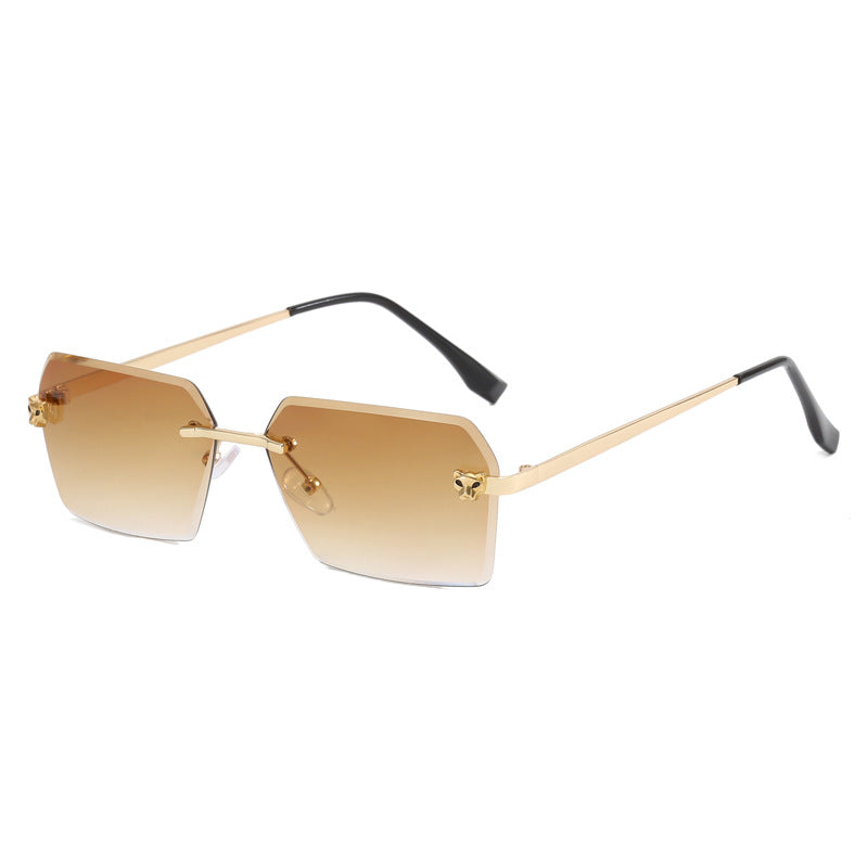 Women's fashionable square sunglasses with elegant metal frame Kalsten