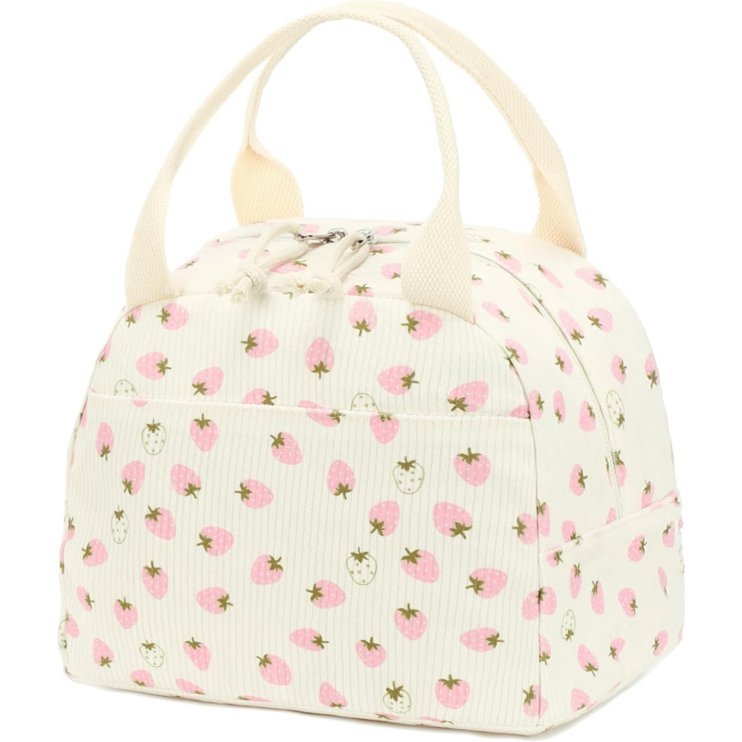 Insulated Strawberry Print Lunch Bag Kalsten