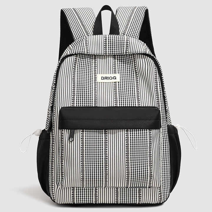 Geometric Patterned School Backpack