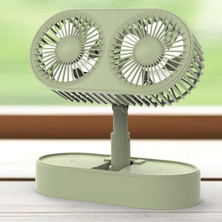 Ladies double rotatable table fan Kalsten