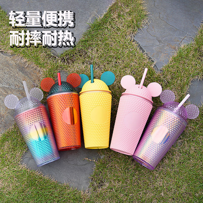 Ladies playful drinking cup with creative ears and anti-slip coating Kalsten