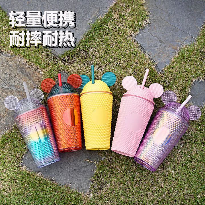 Ladies playful drinking cup with creative ears and anti-slip coating Kalsten