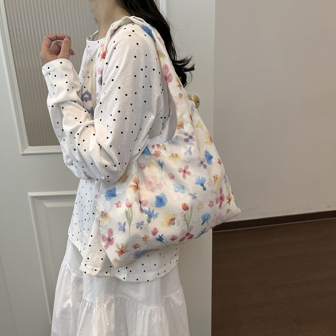 Eco-Friendly Tote Bag With Floral Design Kalsten