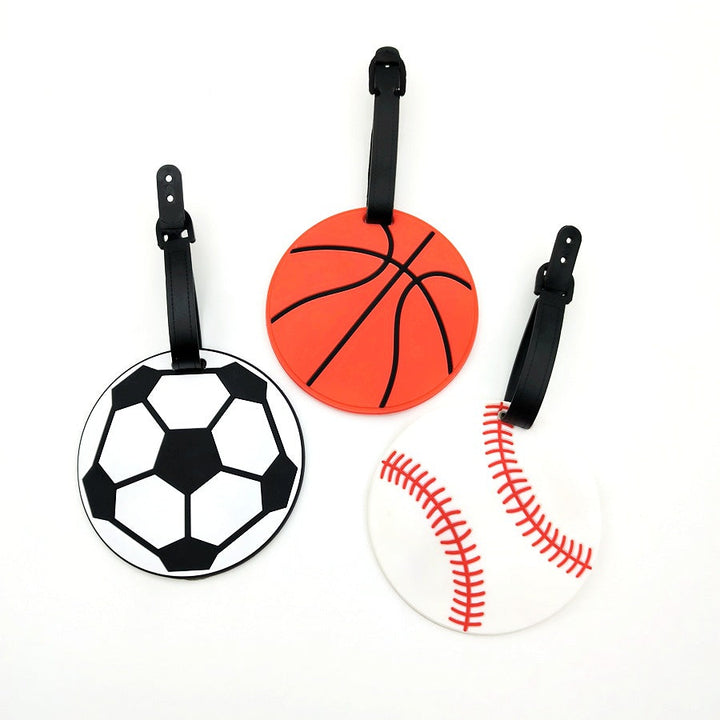 Basketball-Themed Luggage Tag Kalsten