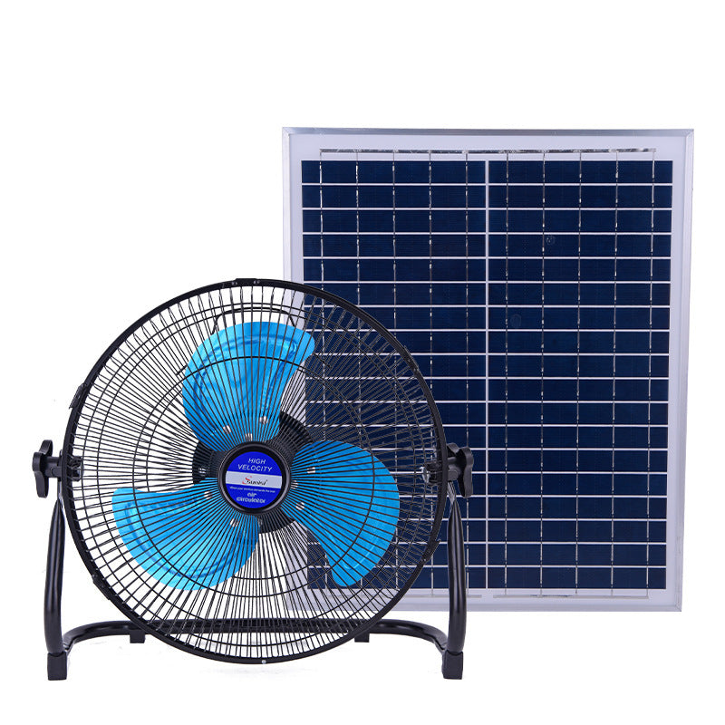 Women's Portable Solar Floor Fan with Silent Operation Kalsten