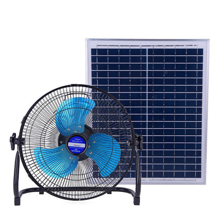Women's Portable Solar Floor Fan with Silent Operation Kalsten