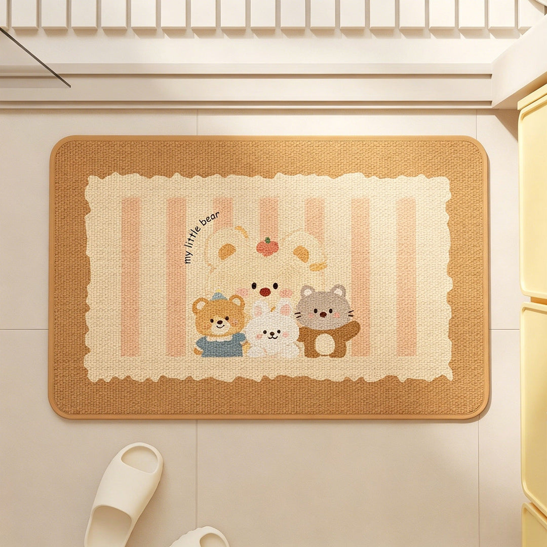 Cute Cat-Themed Indoor Mat Kalsten