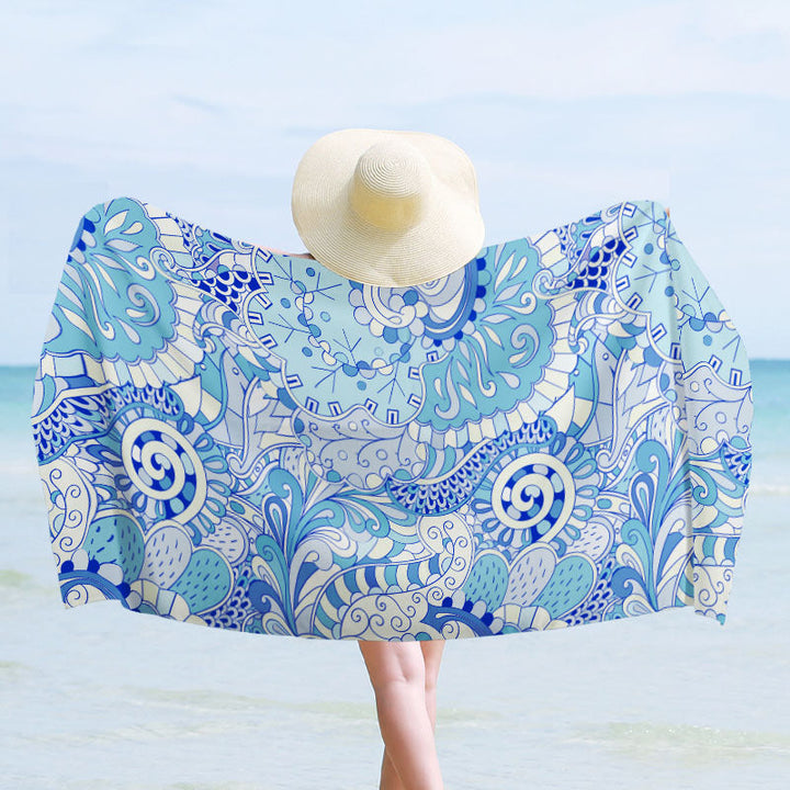 Beach towel with maritime design Kalsten