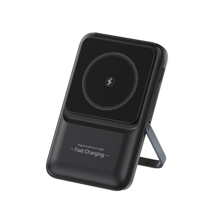 Portable power bank with magnetic charging technology and integrated cable management Kalsten