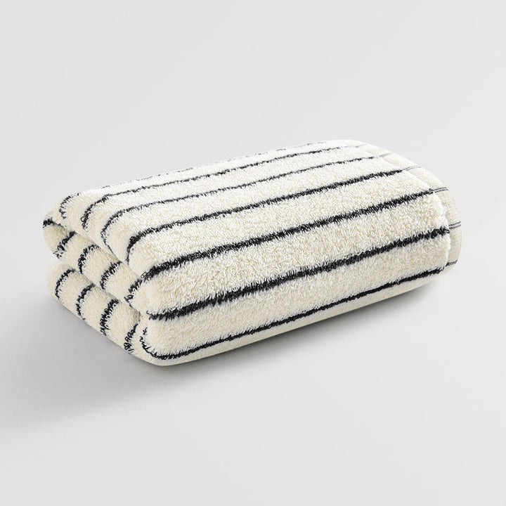 Women's Cotton Bath Towel with Striped Pattern Kalsten