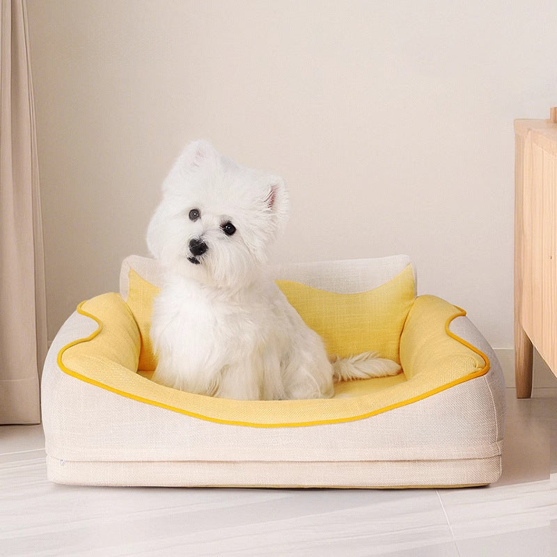 Cozy Bolstered Dog Bed