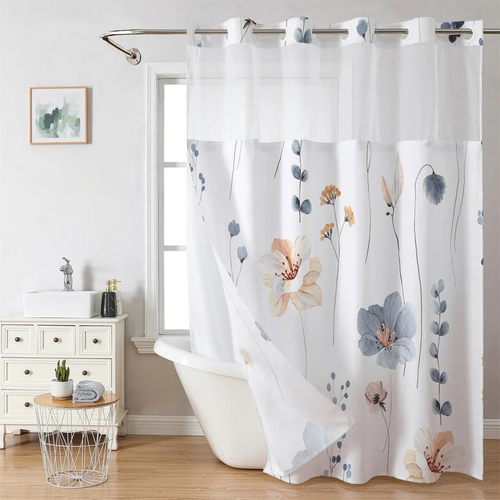 Artistic Floral Shower Curtain Kalsten