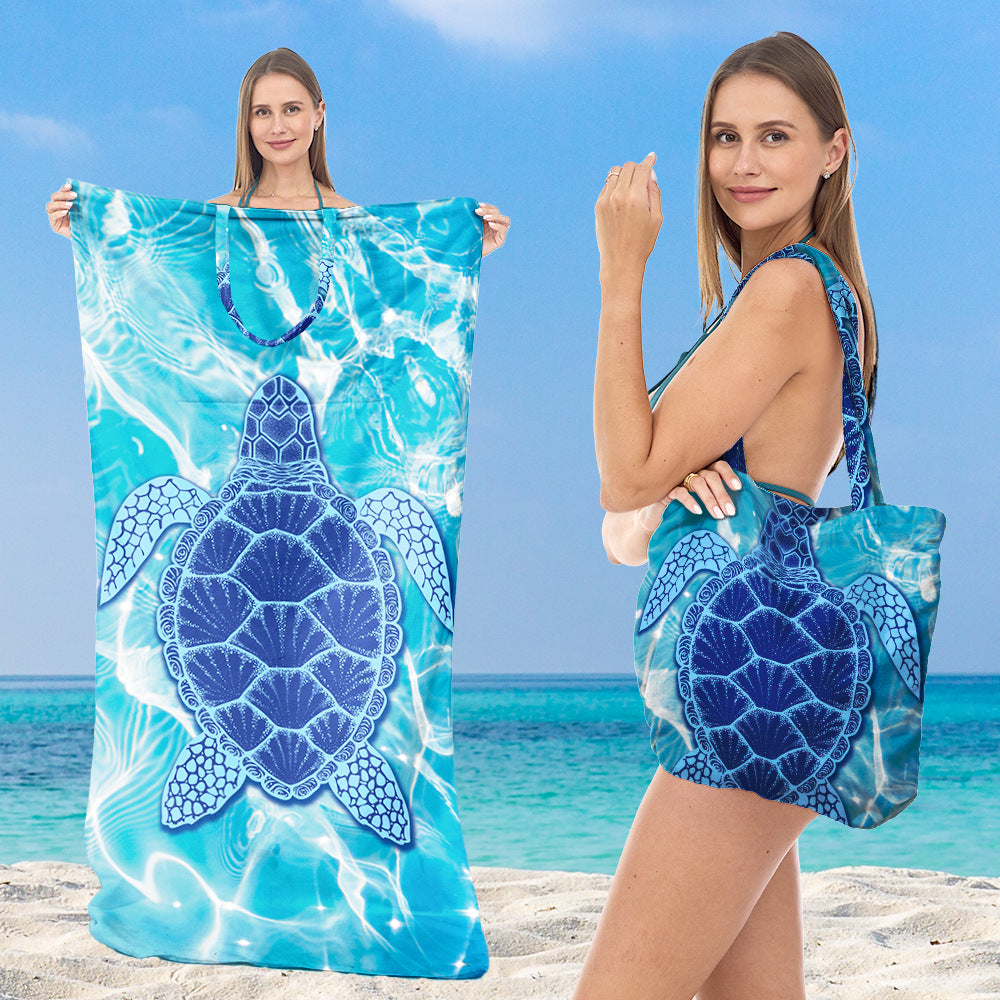 Tote bag in stylish lotus design Kalsten