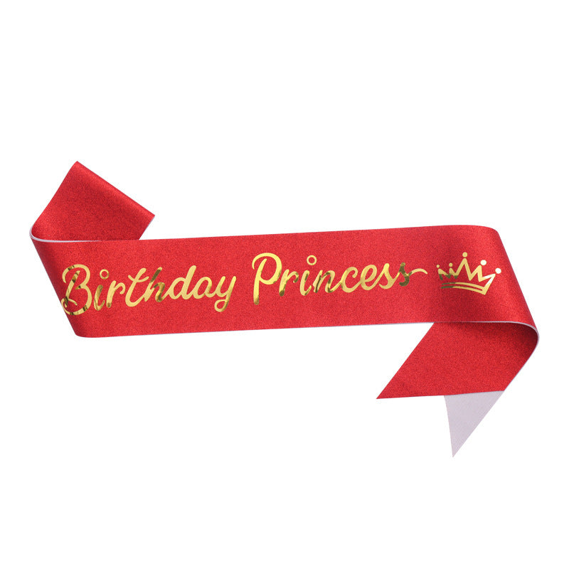 Women's Glittering Birthday Sash Kalsten