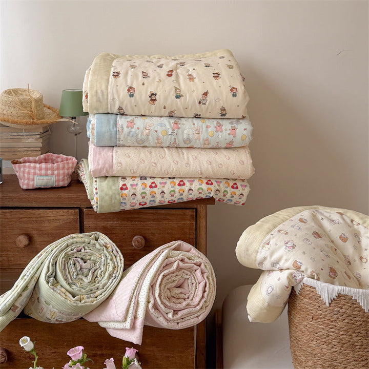 Women’s children's duvet with playful doll pattern Kalsten