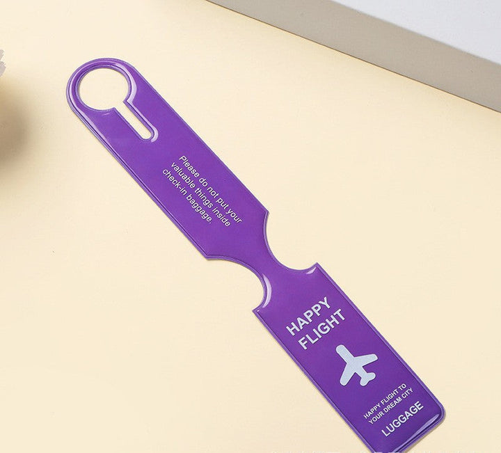 reflective PVC luggage handle wrap tag with secure snap closure Kalsten