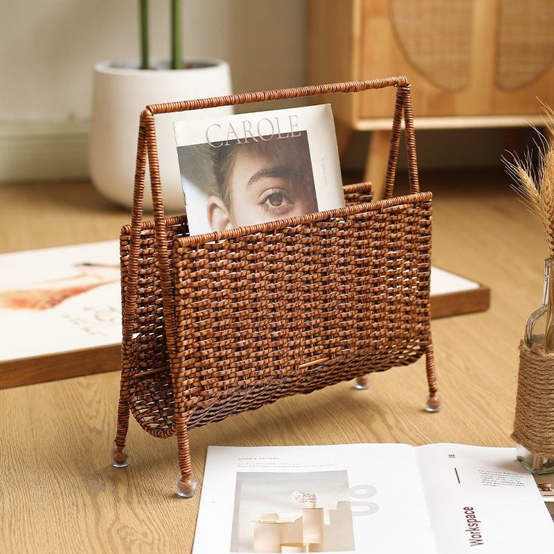 Unisex Handwoven Newspaper and Magazine Stand Kalsten