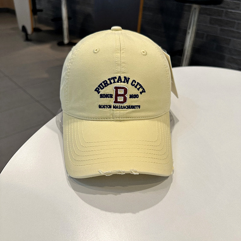 Men's Vintage-Inspired Embroidered Baseball Cap Kalsten