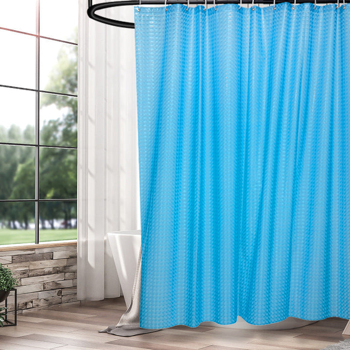 Textured Water-Repellent Shower Curtain Kalsten