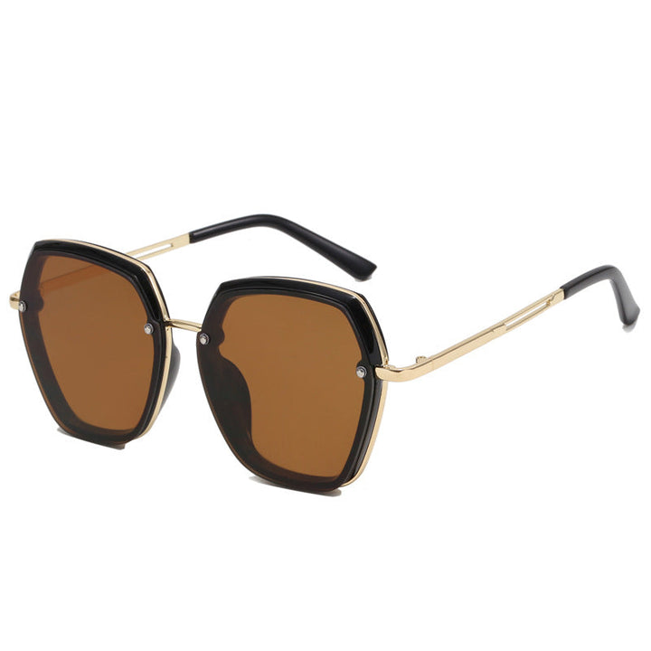 Women's Fashion Oversized Sunglasses with Elegant Frame Structure Kalsten