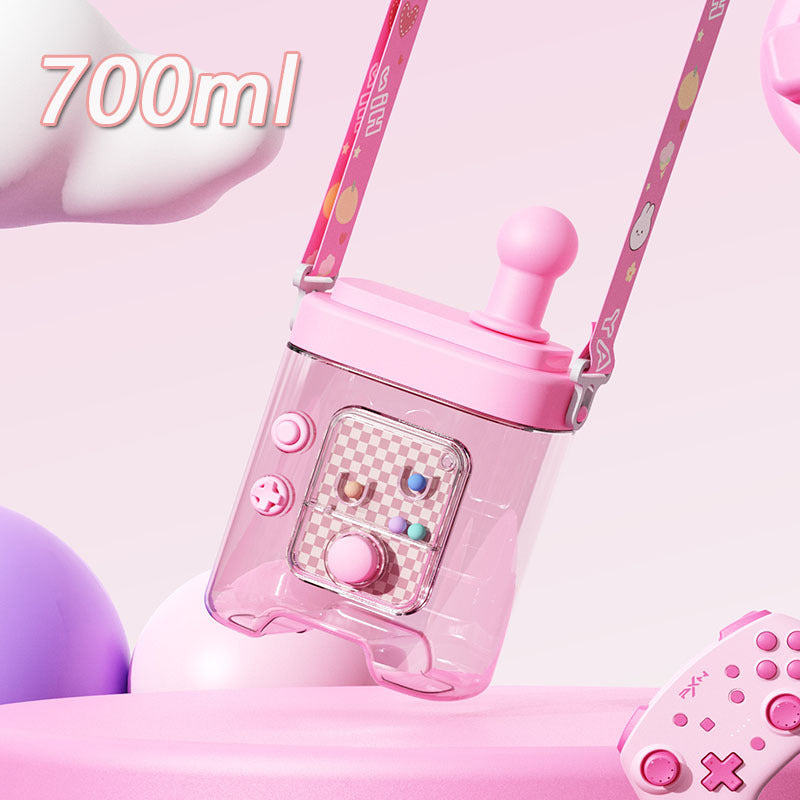 Women’s creative water bottle with removable shoulder strap Kalsten