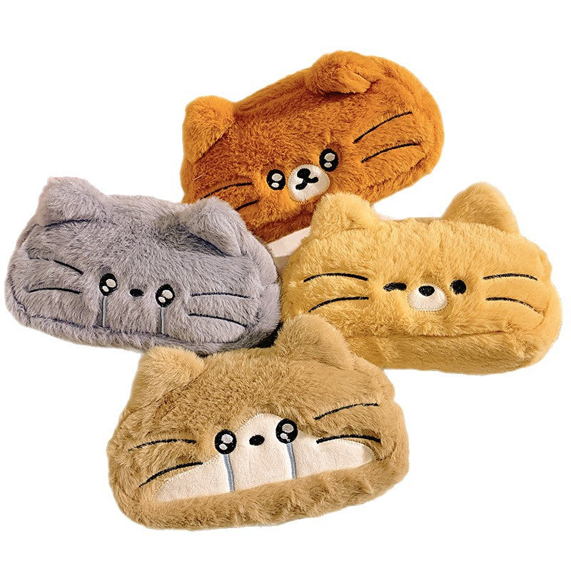 Plush pillow with cat motif Kalsten